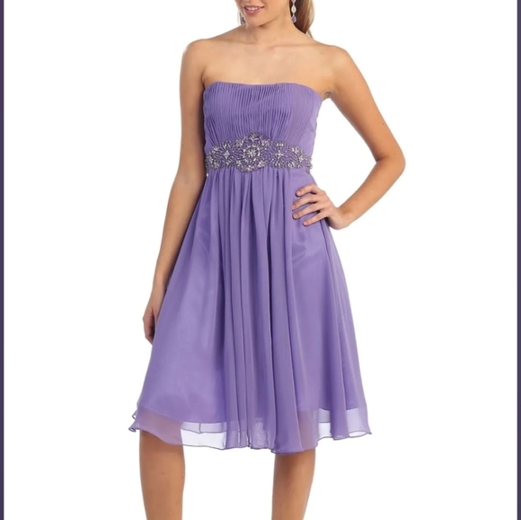May queen lilac dress nwt size 12